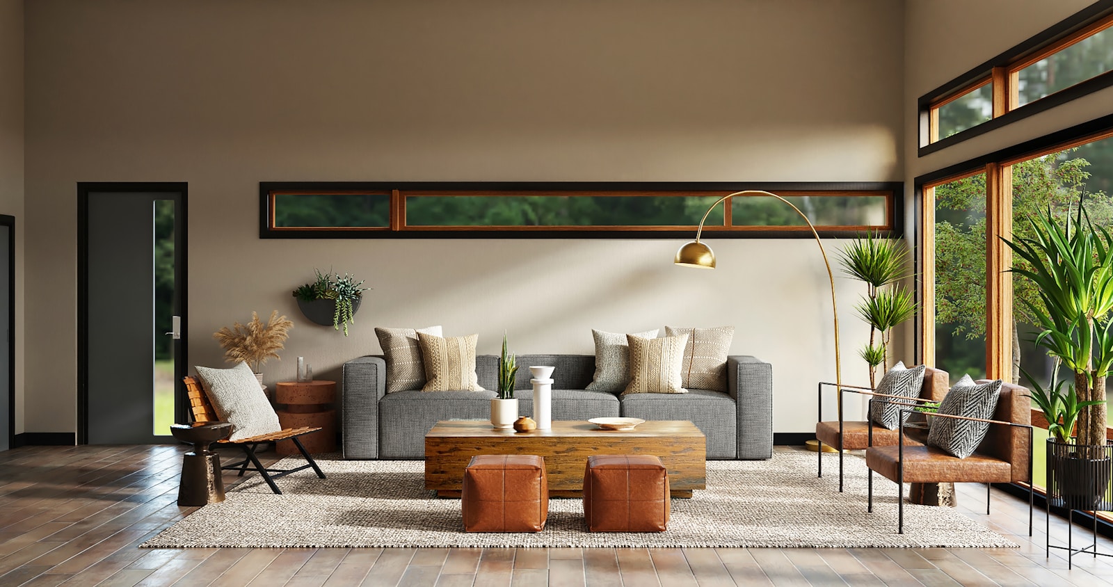 Evening conservatory interior after a studio session